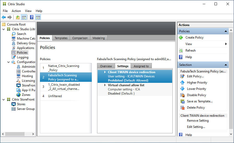Citrix Studio