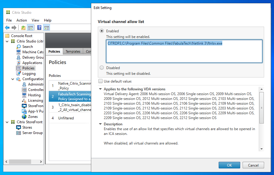 Citrix Studio